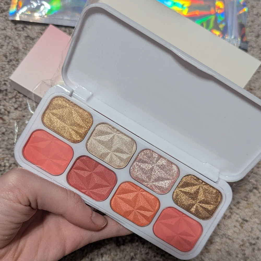 Makeup Bag with Assorted Cosmetics + Mystery Bag Of Goodies